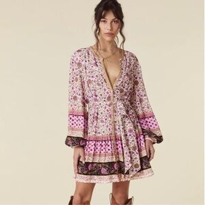 Spell Lady Untamed floral tunic dress